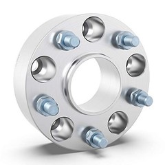 pcs 1.5 inch Hubcentric 5×4.5 Wheel Spacers 38mm (1.5in) Thickness 2 Silver