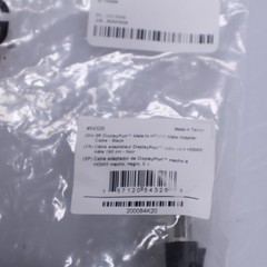 C2G 54326 6ft Displayport Male to HDMI Male Adapter Cable Black