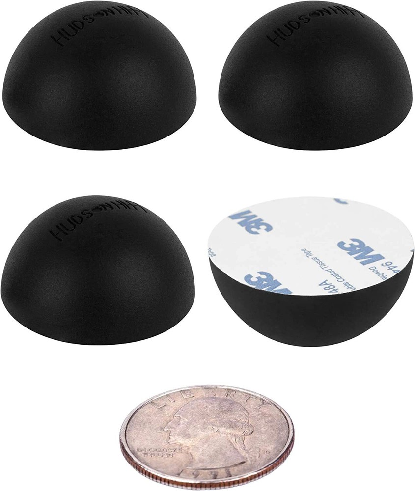 Hudson Hi-Fi Platinum Silicone Hemisphere Non-Skid Isolation Feet w/ Adhesive