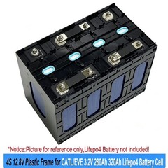 12V Battery Frame for 3.2V CATL EVE 280Ah 320Ah 360Ah Lifepo4 Plastic Holder Kit