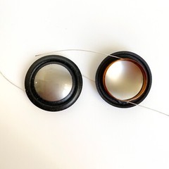 Replacement Titanium Dome Diaphragms For Harbeth Super HL5 Plus Tweeter HFST4 8Ω