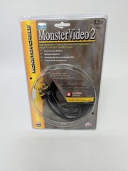 New MonsterVideo 2 S-Video Cable Monster Cable 1.5m 4.9 ft High Resolution AV