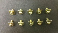 10pcs 5mm Amplifier Terminal Screws Square Washer POWER GROUND SPEAKER Amp Screw