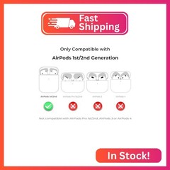 Yonocosta Cute Airpods Case, Airpods 2 Case, Fashion Funny 3D Cartoon Pink Retro