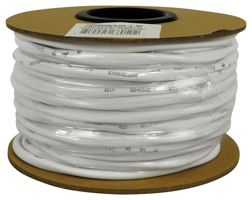 Rockville RCC14-100-2 CL2 Rated 14 AWG 100′ CCA Speaker Wire In Wall Ceiling 70V