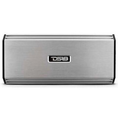 DS18 Monoblock Subwoofer Amplifier Class A/B 1500W Silver /w Bass Knob S1500.1