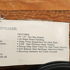 VTG NOS Old School Car Audio Sansui SB-2902 6 x 9 Polypropylene 2 Way Speaker