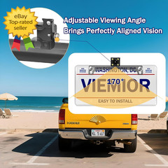 Universal Rear View Camera License Plate Bracket Backup Camera Mount Holder
