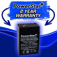 2 Year Warranty 6V 5AH Sealed Lead Acid (SLA) for Snowmobiles and ATV
