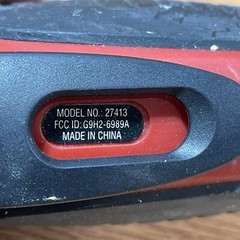 Craftsman 27413 Black & Red LCD Display Durable Construction Phone Untested
