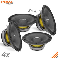 4x PRV Audio 10MR650A Midrange 10″ Speaker 8 Ohms 10in PRO Car Audio 650 Watts