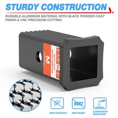 Mictuning Upgraded 2-1/2 Inches Class V To 2 Inches Class Iiiiv Trailer Hitch