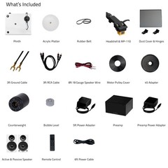 Fluance RT85N Vinyl Turntable, PA10 Preamp, Ai41 Powered 5″ Bookshelf Speakers