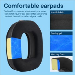 Replacement Mod Kit for Logitech A50 Gen4 – Replacement Ear Pads, MMOBIEL