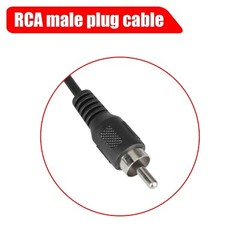 2-Pack 10 FT RCA Male Plug to Bare Wire Audio Speaker Subwoofer HDTV Cable Cord