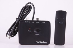 200 Miles Outdoor TV Antenna Motorized Amplified HD TV 1080P VHF/UHF 360° Rotor