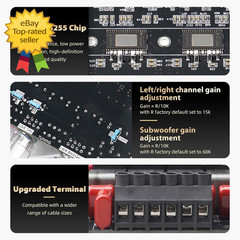 2.1 Channel Amplifier Board 300W 300W 600W Bluetooth 5.2 TPA3255 Audio Module X2