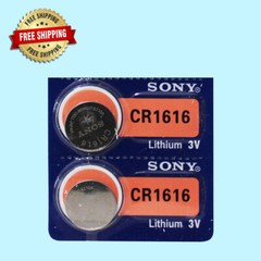 Sony CR1616 Lithium 3V Watch Battery (Exp 2029 ) 2Pcs