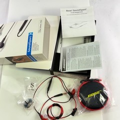 Bose SoundSport In-Ear Headphones Power Red Apple iOS MFi Open Box Complete