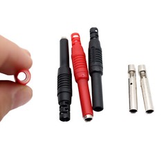 100x 4mm Banana Female Jack Solder for Seal Insulated Stackable Banana Plug B&R