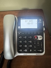 AT&T Corded Phone Answering Machine Caller ID System Large CL84102- See Details