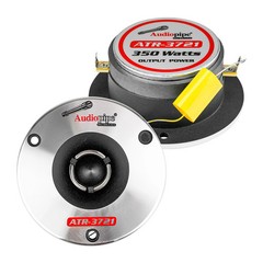 2 Pair 175 Watts Max 4 Ohm 1″ Titanium Bullet Horn Tweeters Audiopipe ATR-3721