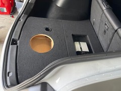 ZEnclosures 1-12″ PORTED Subwoofer Box for TESLA MODEL Y (AMP RACK NOT INCLUDED)