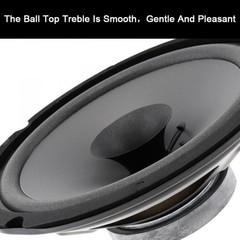 6.5” 500W Max Car HiFi Audio Coaxial Speaker Full Range 60Hz–20KHz 4-Ohm 1PC