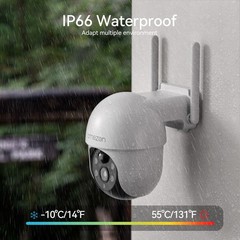 4MP Solar Security Cameras Outdoor Wireless 4-Cam Kit 2-Way Audio Night Vision