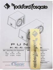 Rockford Fosgate Punch P1 P1-2X12 Dual 12″ Loaded Subwoofer Box