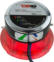 RGB Super Tweeter – 1.75″, Polycarbonate Frame and Titanium Diaphragm, 560W M…