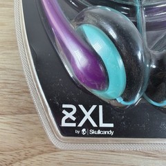 New Skullcandy 2XL Wage Adjustable Headband On-Ear Headset Purple & Green