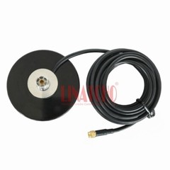 Super Diameter 90MM Round SO239 Socket Jack Magnetic Car Antenna Base Mount SMA