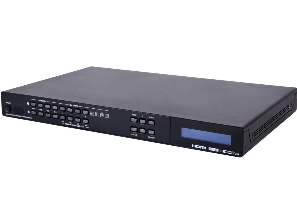 A-NeuVideo ANI-42HPIP 4K/60Hz UHD+ 4×2 HDMI Seamless Switching Multiviewer