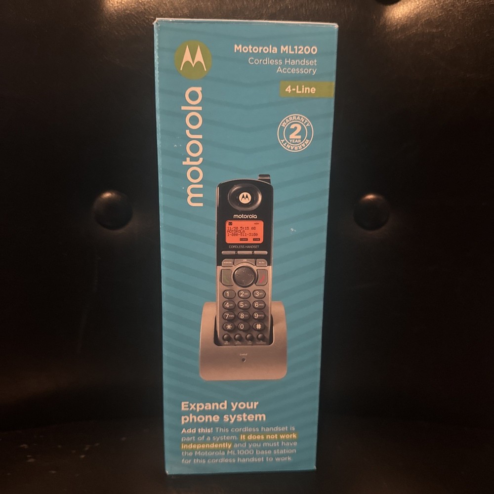 Motorola ML1200 Cordless Handset Accessory 4-Line