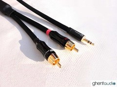 B03(0.5m 1.5ft)—3.5mm HIFI TRS(m) Stereo to Dual(2) RCA 4N-OFC Splitting Cable