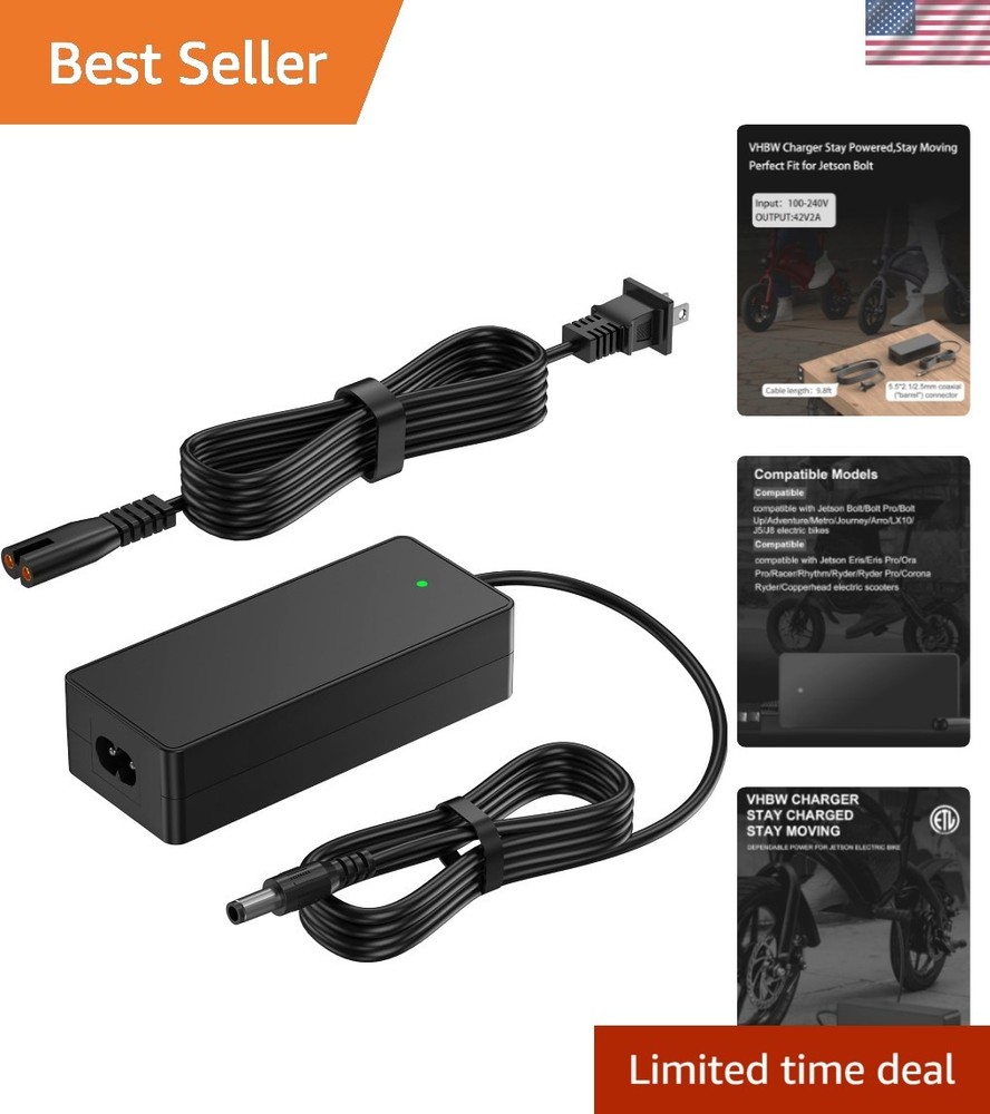 42V Charger for Jetson Electric Bike, Compatible with Jetson Bolt, Bolt Pro, …