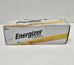 12 Energizer Industrial D Alkaline Batteries (EN95, LR20), Exp. 12/2035