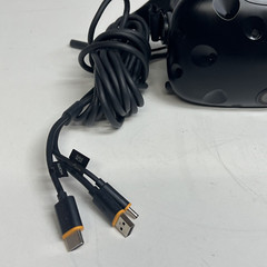 HTC Vive Virtual Reality Headset + Cable + Link Box with Power Adapter