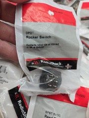 RADIOSHACK 275-0653 DPDT HEAVY DUTY TOGGLE Wall Plate Coax Radio Shack Lot TV