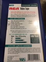 Lot of 8 RCA T-120H blank video tape standard grade up to 6 hours VHS