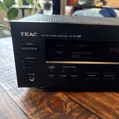 TEAC AG-790A 2-channel 100W AM/FM Stereo Receiver Tested No Remote Works