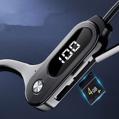 88 Hours Wireless Bluetooth 5.3 Bone Conduction Headphones Exercise 30 days