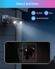 ZOSI 4K 8MP PoE Add-on Camera Person Vehicle Detect 2 Way Talk For ZOSI PoE NVR