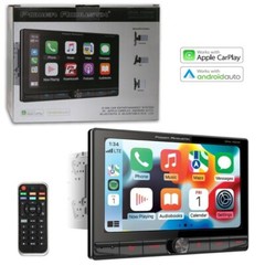Power Acoustik CPAA-70D10F 10.6″ DVD Car Stereo w Apple CarPlay & Android Auto