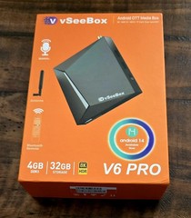 vSeeBox v6 Pro Android OTT Media Box 32GB Newest Release New