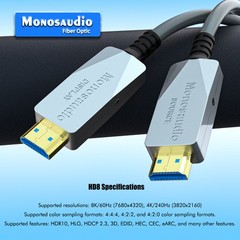 8K HDMI Cable 2.1 48Gbs Certified for PS5 TV Box HUB 8K@60Hz 4K@240Hz