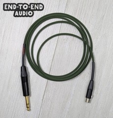 Tiny 3-pin XLR Headphone Cable | 3.5mm or 1/4″ TRS | Mogami | AKG, Beyerdynamic