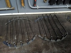 12” Custom High Excursion SubWoofer Grill Metal Raised Cover BARs 1pc Handmade