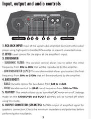 STETSOM BRAVO BASS 3K Class D Mono Car Amplifier 3000 Watts 1 Ohm